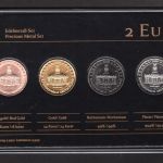 Bund 2009 2 Euro Edelmetall-Set "Saarland" unzirkuliert