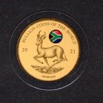 Tschad 2023 3000 Francs Springbock 1/500 Unze Feingold