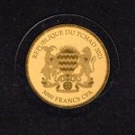 Tschad 2023 3000 Francs Springbock 1/500 Unze Feingold