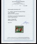 Bund MiNr. 256 U postfrisch Fotoattest Schlegel