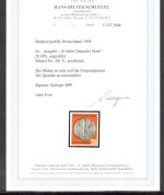 Bund MiNr. 291 U postfrisch Fotoattest Schlegel