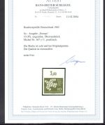 Bund MiNr. 367 y U postfrisch Fotoattest Schlegel