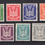 Weimar MiNr. 344X-350X postfrisch 348-350 geprüft Schlegel