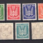 Weimar MiNr. 344X-350X postfrisch 348-350 geprüft Schlegel