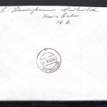 Bund Satzbrief MiNr. 143-146 R-Brief gelaufen