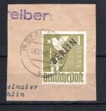 Berlin MiNr. 17 Briefstück geprüft Schlegel