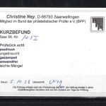 Saargebiet MiNr. 103 II Falz Kurzbefund Ney