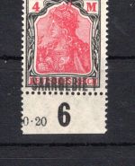 Saargebiet MiNr. 49 Falz geprüft Burger