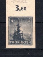 SBZ Thüringen MiNr. 93 A Y z1U Oberrand postfrisch geprüft Herpichböhm