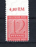 SBZ West-Sachsen MiNr. 119 A X oU postfrisch geprüft Ströh