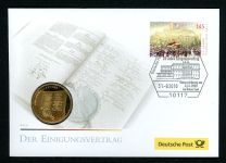 BRD 2010 Tombak Medaille "Römische Verträge" im Numisbrief PP