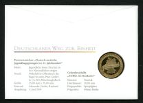 BRD 2010 Tombak Medaille "Mit Gorbatschow im Kaukasus" im Numisbrief PP