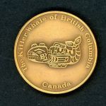 Kanada Medaille Killer Whale of British Columbia, Bronze