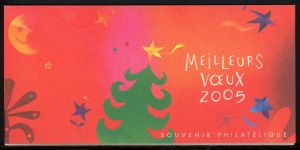 Frankreich MiNr. Block 43 postfrisch im Folder, Weihnachten