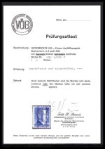 Österreich MiNr. 693 B I + 694-696 A I postfrisch Attest Sturzeis VÖB