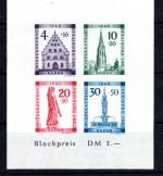 Franz. Zone Baden MiNr. Block 1 B VI postfrisch mit PLF: Farbpunkt über E