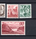 Franz. Zone Dauerserien MiNr. 1-37, 1-41 (ohne 30-31), 1-27 postfrisch