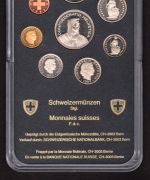 Schweiz Kursmünzensatz 1983 in Hartbox ST