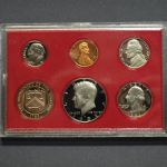 USA 1982 Proof Set 1 Cent - 1/2 Dollar im Display PP