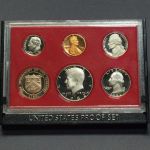 USA 1982 Proof Set 1 Cent - 1/2 Dollar im Display PP
