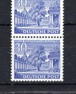Berlin MiNr. 51 postfrisch senkr. Paar, ungefaltet, geprüft Schlegel