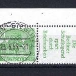 Berlin Zusammendruck MiNr. W 21 Vollstempel ungefaltet, geprüft Schlegel