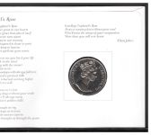 Gibraltar 1997 Numisbrief mit 1 Crown "Lady Di" von 1991 ST