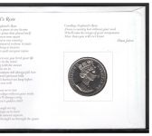 Gibraltar 1997 Numisbrief mit 1 Crown "Lady Di" von 1991 ST
