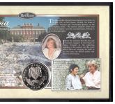 Bosnien Herzigowina 1998 Numisbrief 5 Markka "Lady Diana" Silber PP