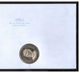 Botswana 1998 Numisbrief mit Medaille "Lady Diana". CuNi PP