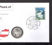 Österreich 2009 Numisbrief mit 5 Euro "Grossglockner Strasse" ST