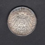 Preussen 1909 3 Mark Wilhelm II.