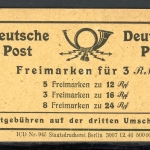 Gemeinschaftsausgaben Markenheftchen MiNr. MH 50 postfrisch RLV I