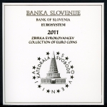 Slowenien Kursmünzensatz/ KMS 2011 Folder mit 2 + 3 Euro Sondermünze PP