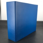 Lindner T- Blankoblätter 3 Streifen o.E. 100 Bl. & 1 Ringbinder neuwertig