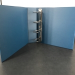 Lindner T- Blankoblätter 3 Streifen o.E. 100 Bl. & 1 Ringbinder neuwertig