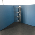 Lindner T- Blankoblätter 4 Streifen o.E. 100 Bl. & 1 Ringbinder neuwertig
