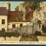 AK Nottingham Großbritannien 1957 The Oldest Inn in England