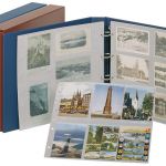 Lindner Ringbinder-Set Weinrot Standard XL für Postkarten 3008-W Neu