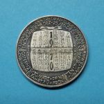 Österreich Kalender-Medaille 1970 Jahresregent Merkur 900er Silber