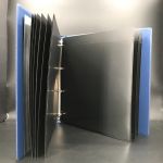 Kobra Ringbinder P in Blau mit 20 Einsteckblättern neuwertig