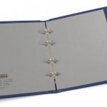 Kobra Ringbinder Blau ohne Blätter G24B Neu
