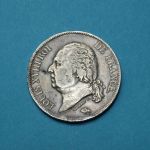 Frankreich 1822 B 5 Franc Louis XVIII.