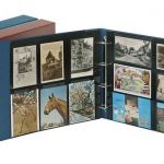 Lindner Ringbinder-Set Blau Standard XL für Postkarten 3008-B Neu