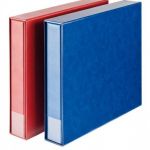 Lindner Ringbinder-Set Blau Standard XL für Postkarten 3008-B Neu