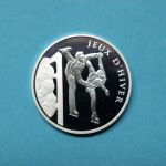 Frankreich 2011 10 Euro Olympiade Sotchi Eiskunstlauf PP