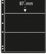 Prinz PRO-FIL-SYSTEM Einsteckblätter Schwarz 3 Streifen, beidseitig (5er Pack) Neu