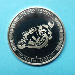2009 Farbmedaille Motorradlegenden "BMW R32", Neusilber PP