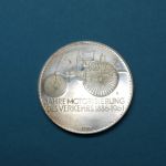 1961 Medaille Daimler-Benz 75 Jahre Motorisierung, Feinsilber ST