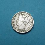 USA 1900 5 Cents V im Kranz (Liberty Head Nickel)
